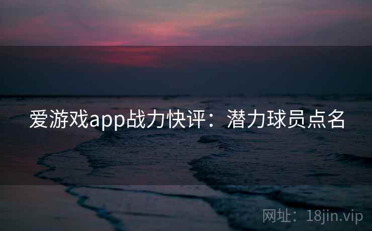 爱游戏app战力快评：潜力球员点名  第2张