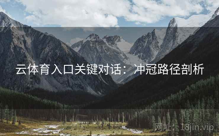 云体育入口关键对话:冲冠路径剖析